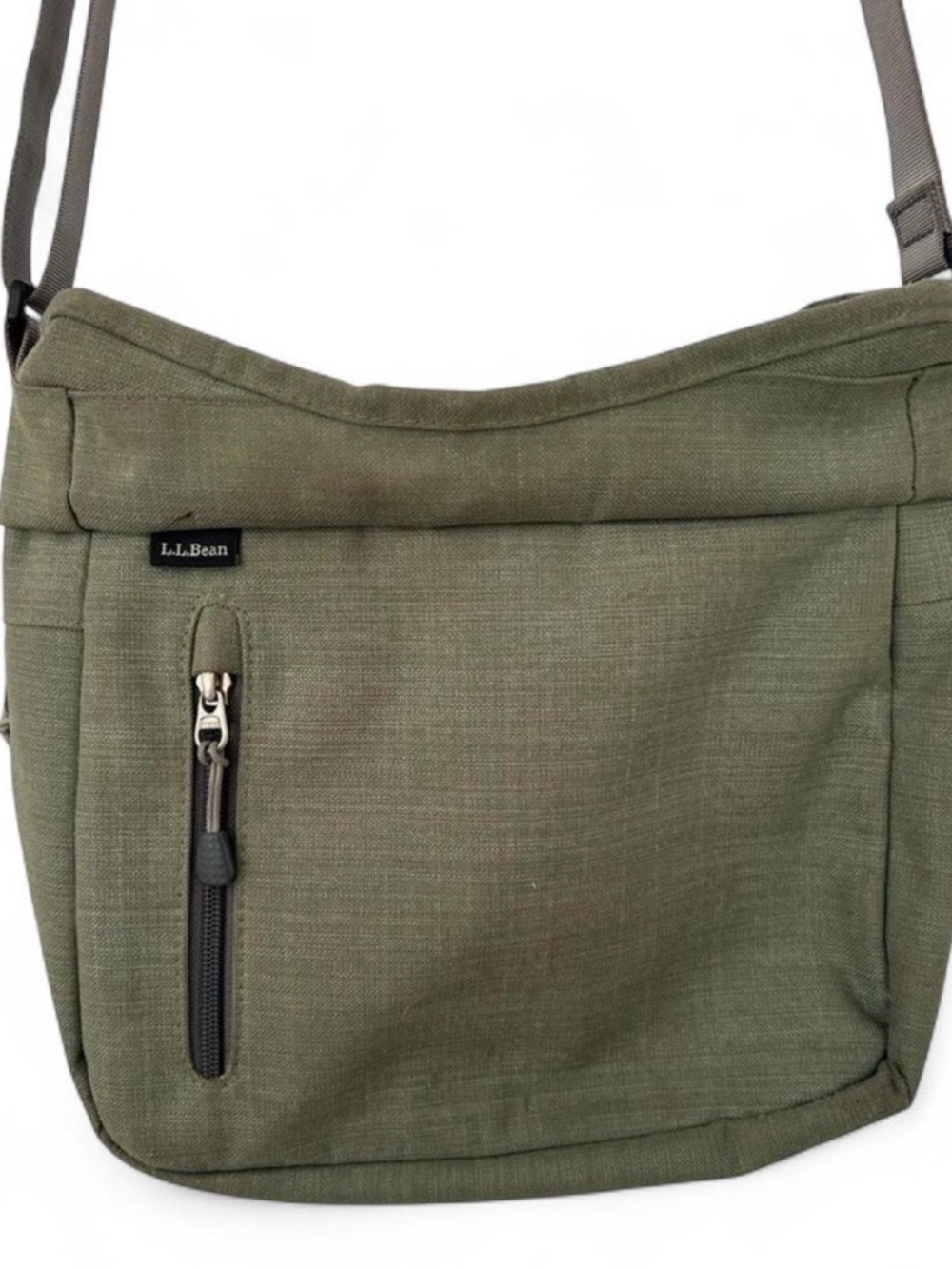 L.L. Bean Olive Green Classic Crossbody Bag